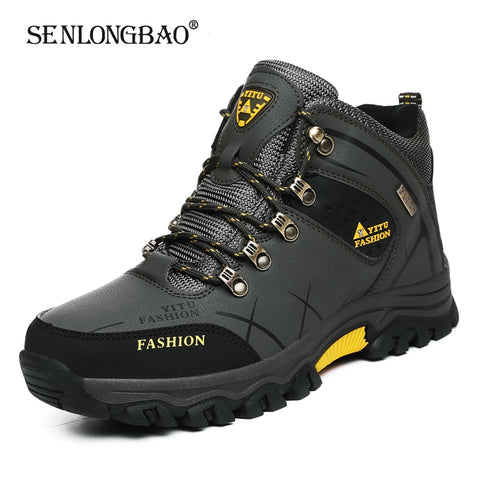 Brand Men Winter Snow Waterproof Boots