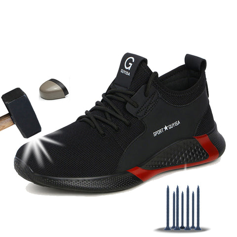 Manlegu Breathable Safety Shoes