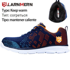 LARNMERN Lightweight Breathable Men Safety Shoes