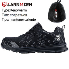 LARNMERN Lightweight Breathable Men Safety Shoes