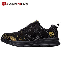 LARNMERN Lightweight Breathable Men Safety Shoes