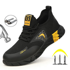 Breathable Men's Safety Shoes Boots