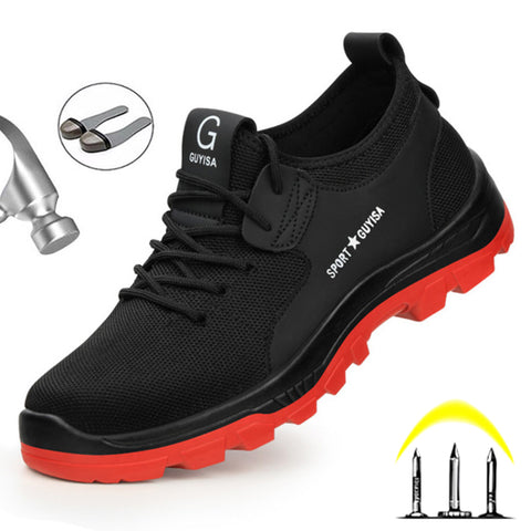 Male Work Safety Shoes Men Boots